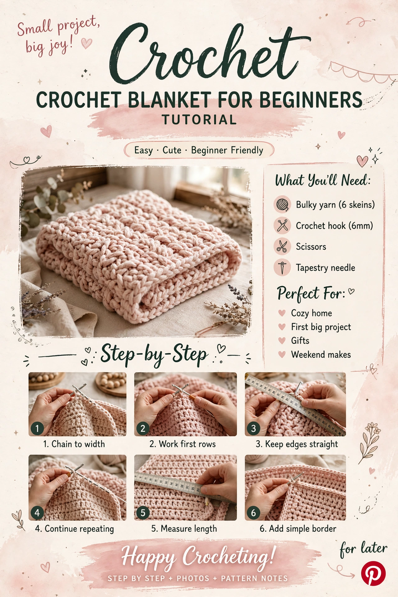 Crochet Blanket for Beginners