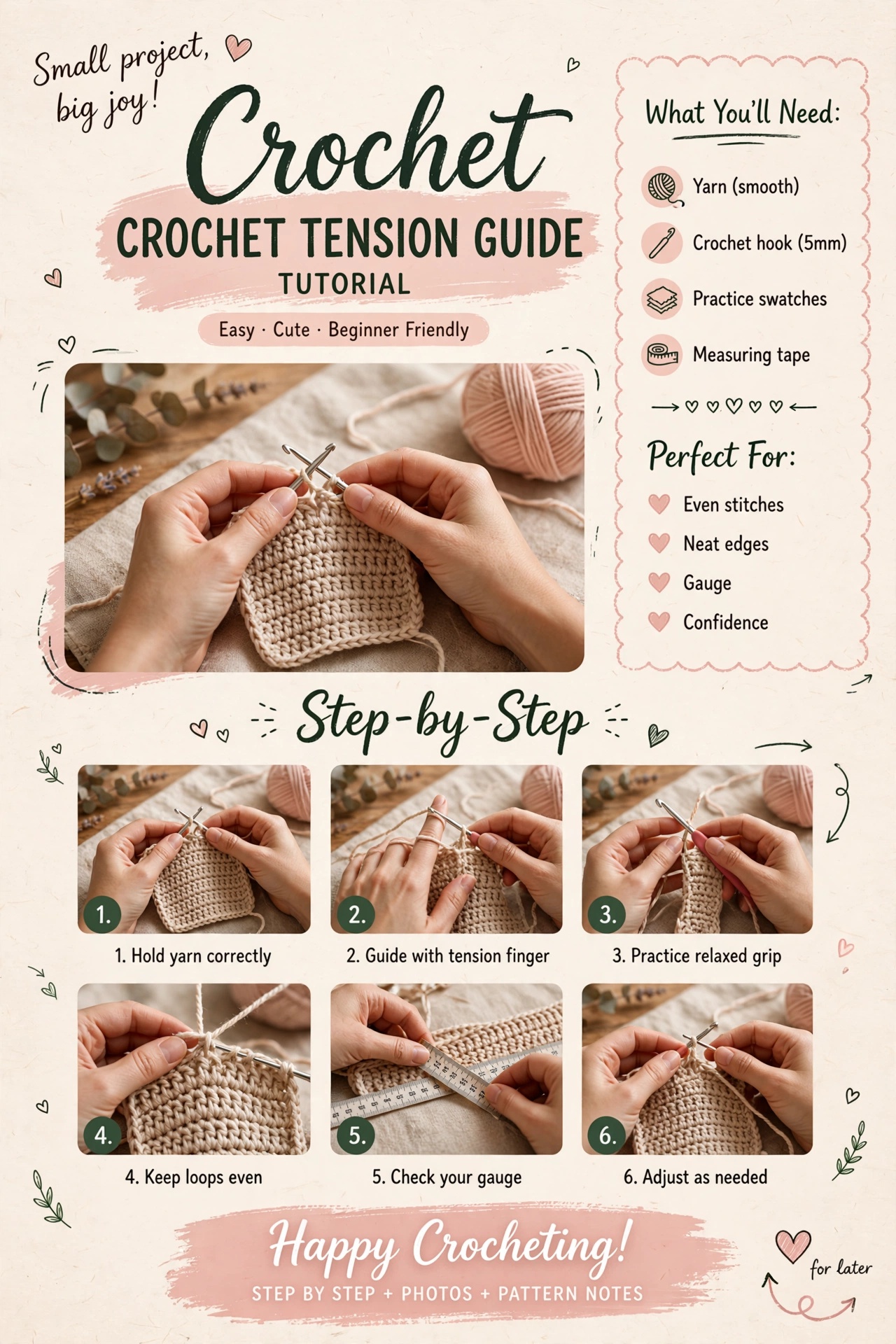 Crochet Tension Guide