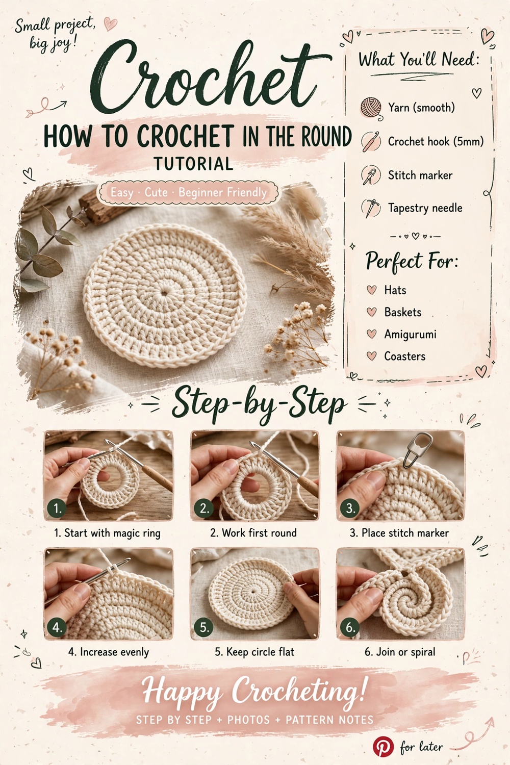 How to Crochet in the Round