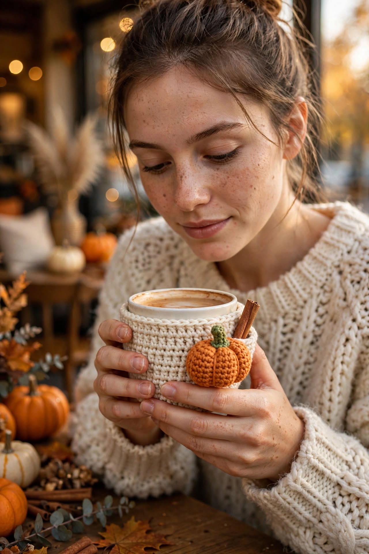 Pumpkin Cozy - Fall Cup Sleeve - Beginner Tutorial crochet tutorial